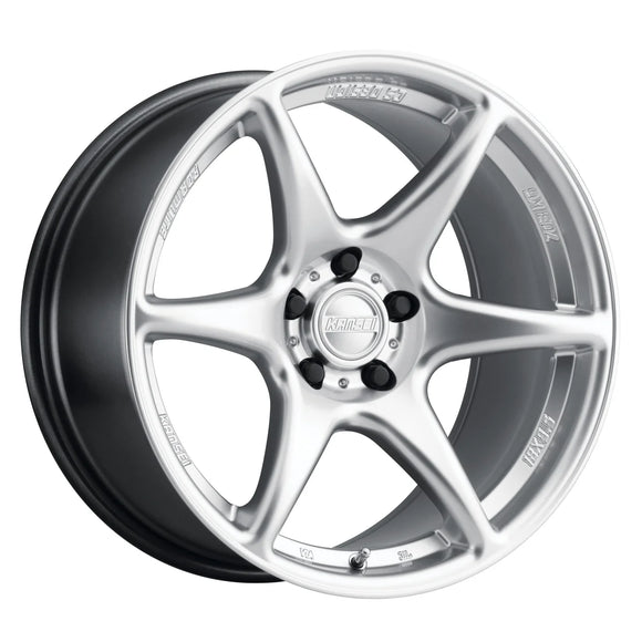 Kansei K11S Tandem 18x9.5in / 5x114.3 BP / 22mm Offset / 73.1mm Bore - Hyper Silver Wheel