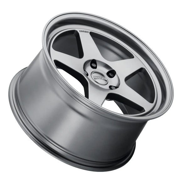 Kansei K12G Knp 17x9in / 5x120 BP / 22mm Offset / 72.56mm Bore - Gunmetal Wheel