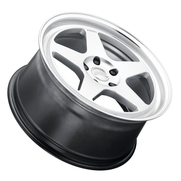 Kansei K12H Knp 18x10.5in / 5x100 BP / 12mm Offset / 73.1mm Bore - Hyper Silver Wheel