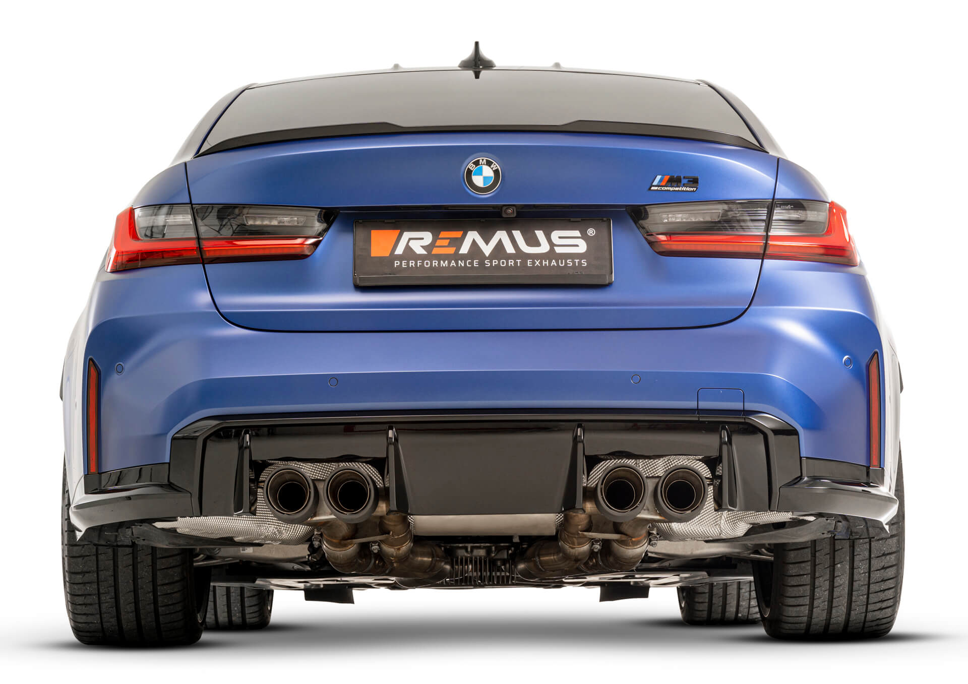 Remus RACING Downpipe-Back-System BMW G80/G82 M3/M4