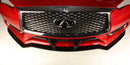 2017-2021 Infiniti Q60 - STILLEN Front Splitter & Winglets [Matte Black] - KB11232-5