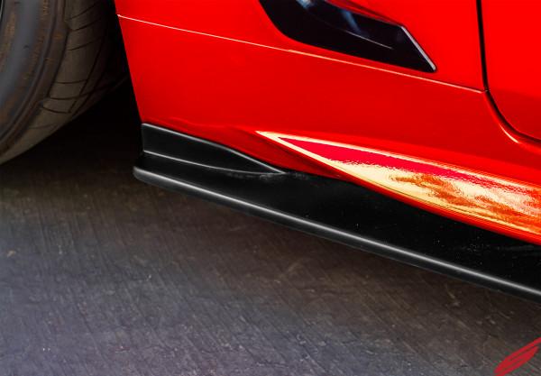 STILLEN 2017-2018 Infiniti Q60 Side Skirts & Rear Corners- Matte Black