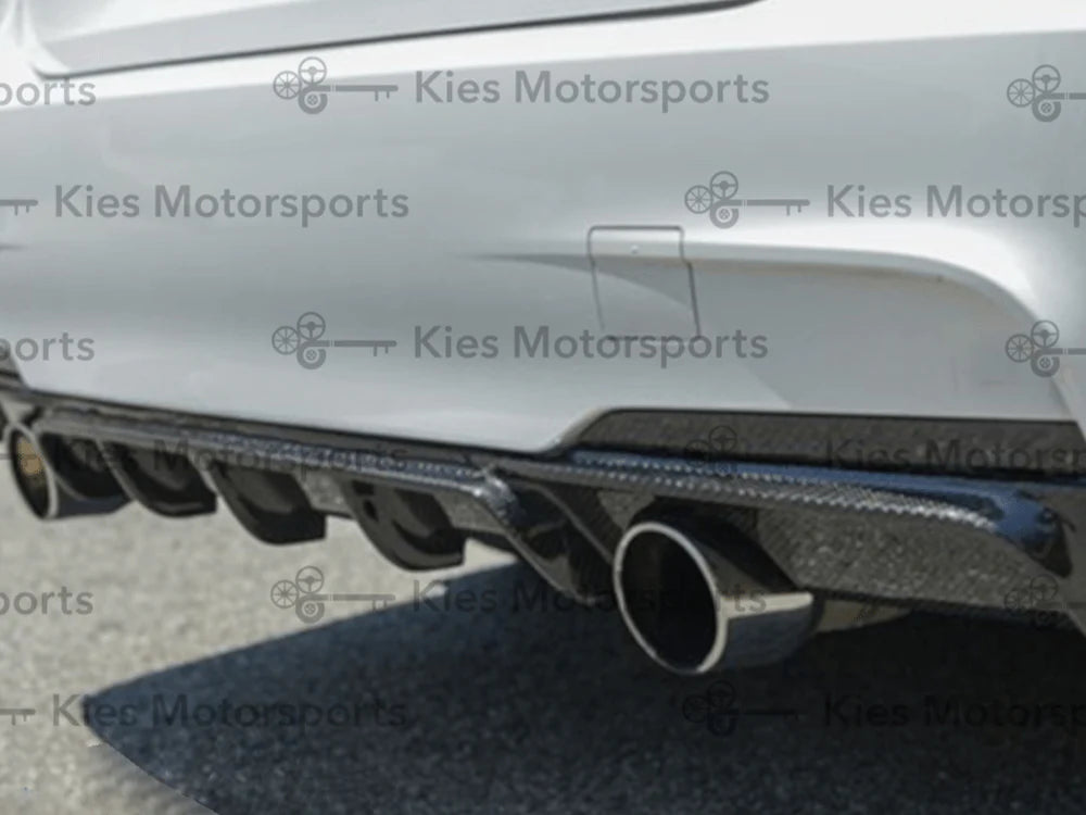 2012-2018 BMW 3 Series (F30 / F31) M Performance Style Carbon Fiber Rear Diffuser - 0