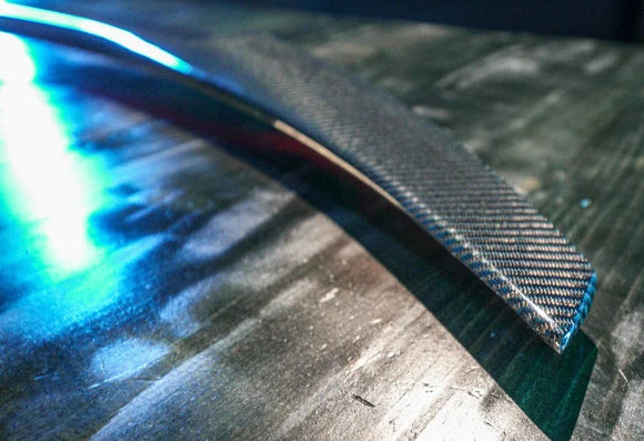 Kies Carbon 2012-2018 BMW 3 Series (F30)/2014+ BMW M3 (F80 M4 Inspired Carbon Fiber Trunk Spoiler)