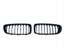 Kies-Motorsports Kies Motorsports 2014-2020 BMW 4 Series (F32 / F33 / F36) M4 Style Gloss Black Single Slat Kidney Grilles - Also Fits OEM F82 M4 & F80 M3