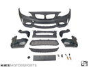 2014-2018 BMW F22/F23 M2 Style Front Bumper W/O PDC Holes-2