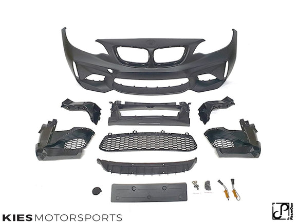 2014-2018 BMW F22/F23 M2 Style Front Bumper W/O PDC Holes