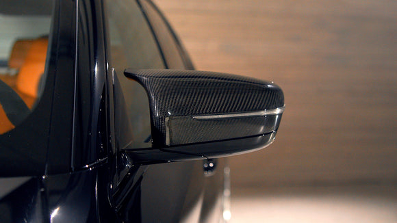 Kies-Motorsports Kies Motorsports BMW F90 M5 & M8 Carbon Fiber Mirror Cap Set