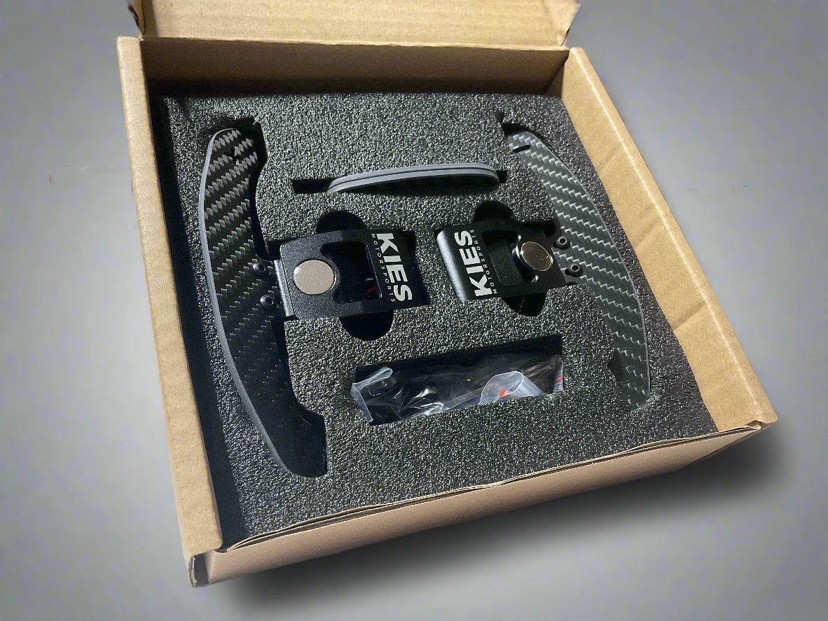 KIES Motorsports Carbon Fiber Magnetic Paddle Shifters For BMW/MINI/SUPRA - 0