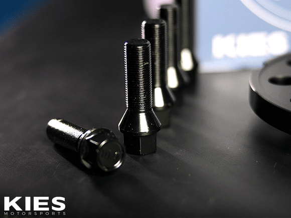 Kies Motorsports (G Series) BMW Wheel Spacers 5 X 112 Black Finish (Set Of 2)