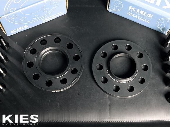 Kies Motorsports (G Series) BMW Wheel Spacers 5 X 112 Black Finish (Set Of 2)