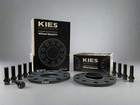 Kies Motorsports (G90 M5) BMW Wheel Spacers 5 x 132 Black Finish (Set of 2)