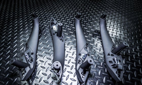 Kies Motorsports Replacement BMW F30 Inner Door Pull Handle Trim- 4 Piece Set (320i, 328i, 330i, 335i, and 340i)