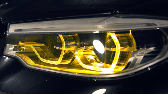 Kies Motorsports Yellow DRL Harness for Headlights BMW F90 M5