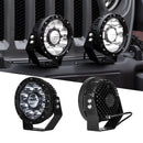XK Glow Combo Beam Offroad Round Work Light Kit 2pc 7in 44W-1
