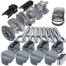 Eagle SBC 350 Competition Rotating Assembly 3.480in Stroke 5.700in Rods Forged Pistons .030 Overbore-1