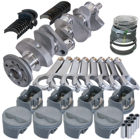 Eagle SBC 350 Competition Rotating Assembly 3.480in Stroke 5.700in Rods Forged Pistons .030 Overbore