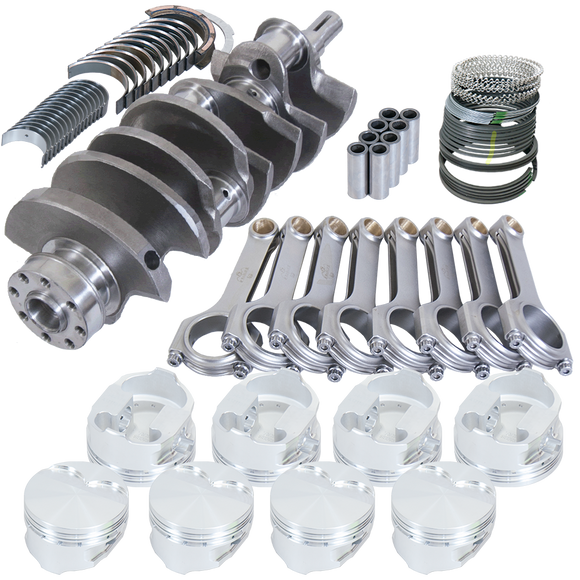 Eagle Ford 4.6L 2 Valve Heads Romeo Block Rotating Assembly Kit - 5.950in H-Beam Standard Bore