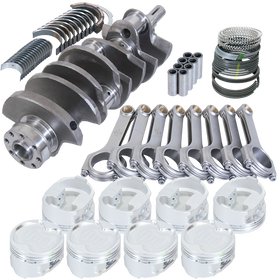 Eagle Ford 4.6L 4 Valve Heads Rotating Assembly Kit - 5.933in H-Beam +.020 Bore