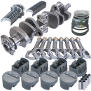 Eagle Chevrolet 350 4.030in Bore 3.750in Stroke 5.00cc Dome Piston Balanced Rotating Assembly Kit-1
