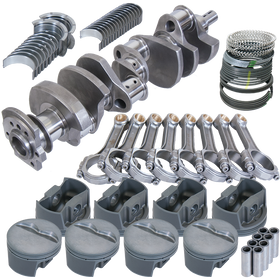 Eagle Chevrolet 350 4.030in Bore 3.750in Stroke 5.00cc Dome Piston Balanced Rotating Assembly Kit