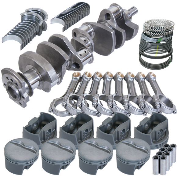 Eagle Chevrolet 350 4.030in Bore 3.750in Stroke 5.00cc Dome Piston Balanced Rotating Assembly Kit