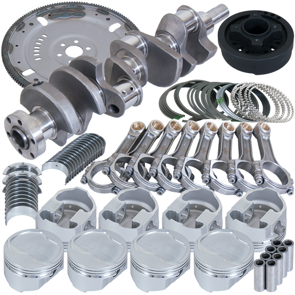 Eagle Ford 302 V-Rib Belts 164 Tooth Flexplate Balanced Rotating Assembly 5.400in I-Beam +.030 Bore