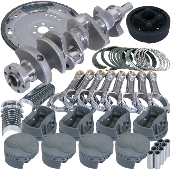 Eagle Ford 302 V-Rib Belt 157 Tooth Flexplate Balanced Rotating Assembly - 5.400in I-Beam +.030 Bore