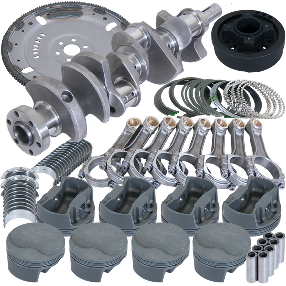 Eagle Ford 302 V-Rib Belt 164 Tooth Flexplate Balanced Rotating Assembly - 5.400in I-Beam +.040 Bore