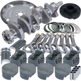 Eagle Ford 302 Serpentine 164 Tooth Flexplate Balanced Rotating Assembly - 5.400in I-Beam +.030 Bore