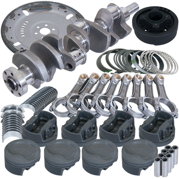 Eagle Ford 302 V-Rib Belts 164 Tooth Flexplate Balanced Rotating Assembly 5.400in I-Beam +.040 Bore