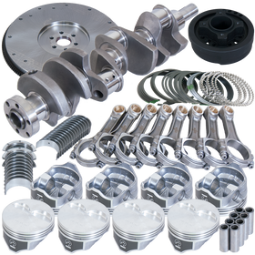 Eagle Ford 302 Small Block V-Rib Belts 164 Tooth Flywheel Rotating Assembly 4.030in Bore +5.00cc