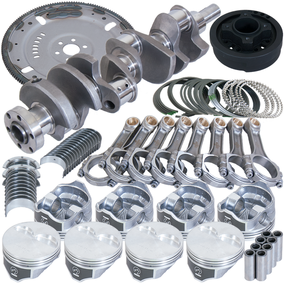 Eagle Ford 302 V-Rib Belts 164 Tooth Flexplate Balanced Rotating Assembly 5.400in I-Beam +.030 Bore