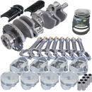 Eagle Chevy Pro Street 408 Balanced Rotating Assembly 4140 Crankshaft w/ 4340 I Beam Rods-1