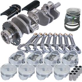 Eagle Chevy Pro Street 408 Balanced Rotating Assembly 4140 Crankshaft w/ 4340 I Beam Rods