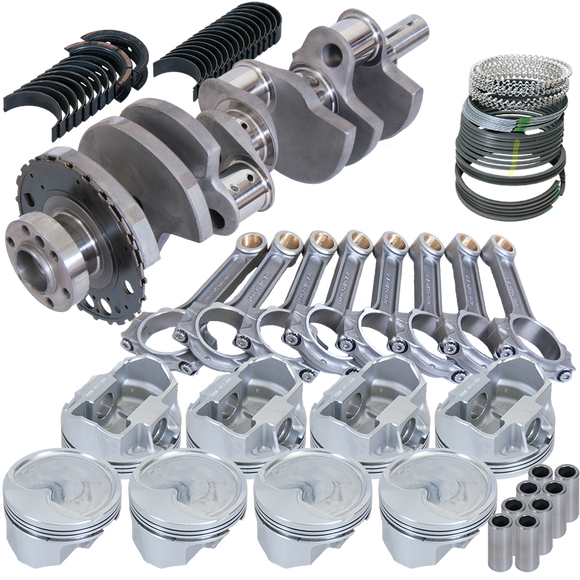 Eagle Chevy Pro Street 408 Balanced Rotating Assembly 4140 Crankshaft w/ 4340 I Beam Rods