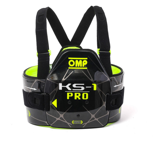 OMP KS-1 Pro Body Protection Black/Fluo Yellow - Size S