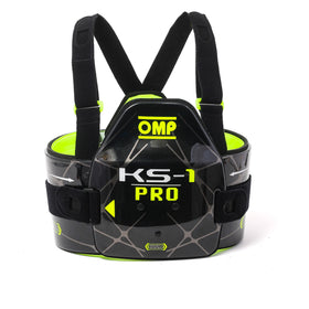 OMP KS-1 Pro Body Protection Black/Fluo Yellow - Size XL