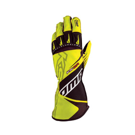 OMP KS-2R GLOVES MY2022 BLACK/YELLOW SIZE 6