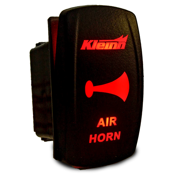Kleinn Air Horn Rocker Switch - Lighted-Red