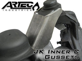 Artec Industries 07-18 Jeep Wrangler JK Inner C Gussets - 0