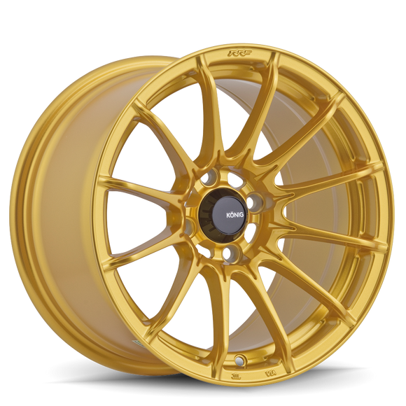 KONIG DIAL IN 15 X 7 +35 4 X 100 CB73.1 GLOSS GOLD