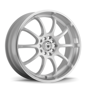 KONIG LIGHTNING 16 X 7 +40 10 X 100/114.3 CB73.1 WHITE/MACHINE LIP