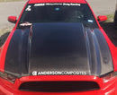 Anderson Composites 2013-2014 Ford Mustang Type-CJ Carbon Fiber Cowl Hood-7