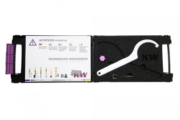 KW Coilover Kit V3 - 2022+ Audi Q4 Sportback E-Tron / 2021+ VW ID.4 (W/ Electronic Dampers) 4WD | 35282035