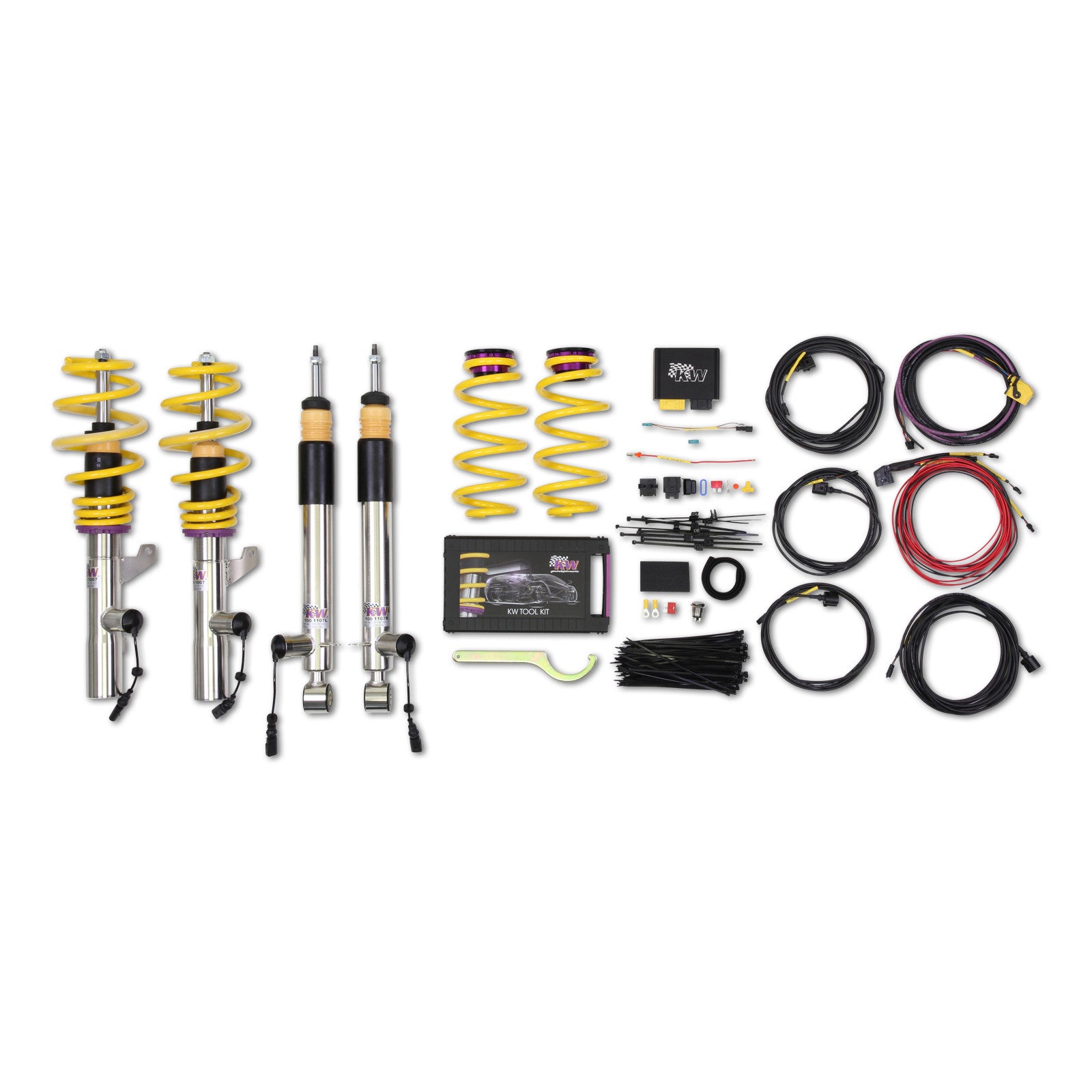 KW DDC ECU Coilover Kit TT (8J) Roadster Quattro (6 cyl.), without magnetic ride