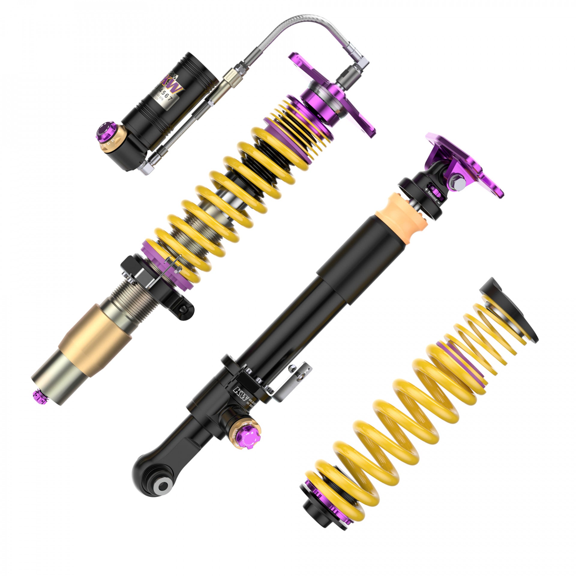 KW 2021+ BMW M3 (G80) Sedan 2WD / M4 (G82) Coupe 2WD (Incl. Comp) V4 Clubsport Coilover Kit 3-Way - 0