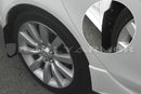 Rally Armor 07-17 Mitsubishi Lancer Basic Black Mud Flap w/ Black Logo-1