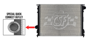 CSF 12-14 Chrysler 300 5.7L/6.4L OE Replacement Radiator w/ Heavy Duty Cooling