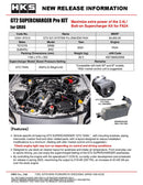 HKS Toyota GR8 ZN8 FA24 STEP0 GT2 Supercharger Pro Kit-2
